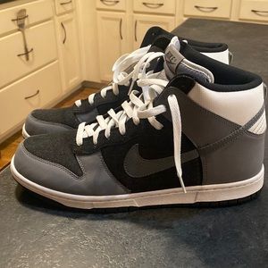 Nike Dunk High Men’s Size 13 Black Cool Grey Denim